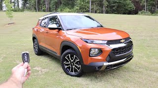 2022 Chevrolet Trailblazer AWD Activ Start Up Test Drive Walkaround POV and Review [upl. by Haramat]