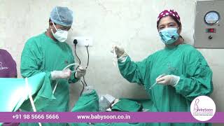 Ovum pickupEgg collection in IVF by Dr Jyoti Bali Director Babysoon fertility and IVF center [upl. by Nikolaus468]