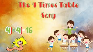 The 4 Times Table Song Multiplying by 4  Silly School Songs [upl. by Rutan]