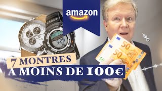 7 montres à moins de 100 euros sur Amazon [upl. by Uhayile]