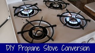 Off Grid Stove Conversion  Natural Gas to LPG [upl. by Myriam]