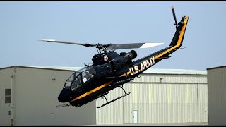 BELL AH1 Cobra In Action Start Up Takeoff amp Landing  Helicopter N589HF [upl. by Noj266]