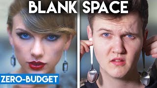 TAYLOR SWIFT WITH ZERO BUDGET Blank Space PARODY [upl. by Ruhl879]