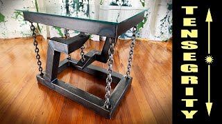 Ultimate Tensegrity Table Build Steel amp Glass [upl. by Draillih649]