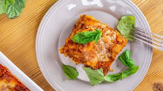 How To Make Lasagna By Valerie Bertinelli  Her Mom [upl. by Sialac]