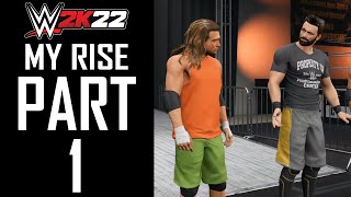 WWE 2K22  MyRise  Gameplay Walkthrough  Part 1  quotSuperstar Creation Performance Centerquot [upl. by Phare]