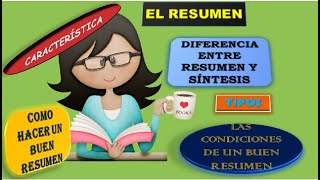 El Resumen Definición tipos características y recomendaciones [upl. by Nylaret]