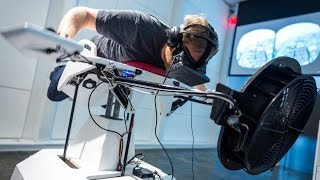 Flying the Birdly Virtual Reality Simulator [upl. by Susi]