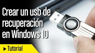 Cómo crear un USB de recuperación en Windows 10 [upl. by Sale]