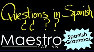 Forming Questions in Spanish interrogatives yesno tags [upl. by Graniah]