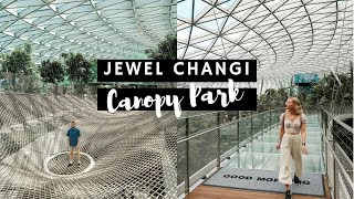 Jewel Changi Airport Canopy Park First Preview Sky Nets Mazes Slides [upl. by Ellord]