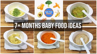 7 Months Baby Food Ideas – 5 Healthy Homemade Baby Food Recipes [upl. by Randall321]