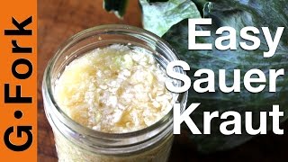 Easy Sauerkraut Recipe  GardenFork [upl. by Aday]