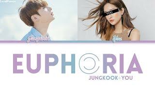 Jungkook 정국 You 당신 — Euphoria Color Coded Lyrics HanRomEng [upl. by Vod]