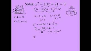 Solving 2nd Degree Equations [upl. by Nek]