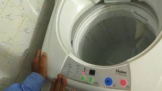 Haier washing machine HWM58020 usage instructions [upl. by Asus]