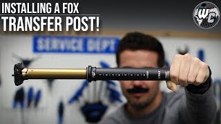 How To Installing a Fox Transfer Dropper Post Tech Tutorial [upl. by Tneciv]