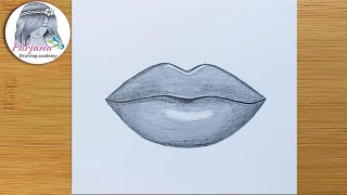 How to draw Lips for Beginners  Easy Way [upl. by Ijan]