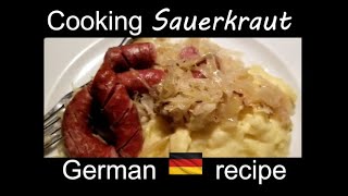 Cooked SAUERKRAUT  Delicious easy GERMAN recipe [upl. by Olivier]