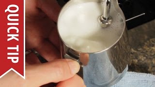 How to AutoFroth Milk for Lattes [upl. by Berglund]