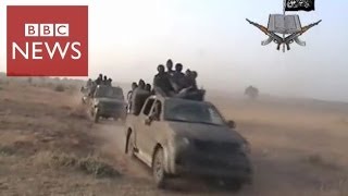 Rare video shows Boko Haram attack  BBC News [upl. by Wetzel]