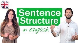 English Sentence Structure  English Grammar Lesson [upl. by Yager]