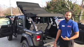 New 2018 Wrangler JL Soft Top Removal and Installation [upl. by Pallas471]