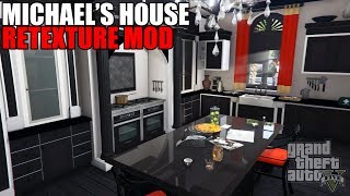 GTA5  Michaels House Retexture Mod [upl. by Sayce825]