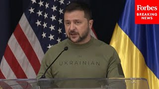 BREAKING NEWS Ukraines Zelensky Calls For More Aid In War With Russia During Washington DC Visit [upl. by Pegma]