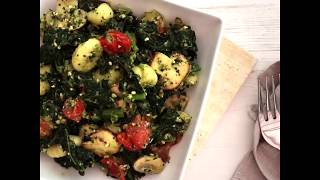 Gnocchi with Cavolo Nero amp Hazelnut Pesto [upl. by Baskett197]