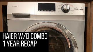 Haier washerdryer combo  one year review [upl. by Nichols]