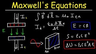 Maxwells Equations Electromagnetic Waves Displacement Current amp Poynting Vector  Physics [upl. by Joao]