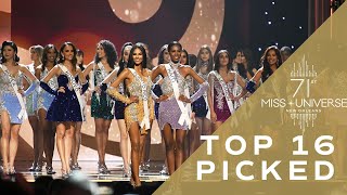 71st MISS UNIVERSE  Top 16 PICKED  Miss Universe [upl. by Arriaet]