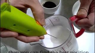 How To Make Latte Art with Mini Milk Frother [upl. by Procora]