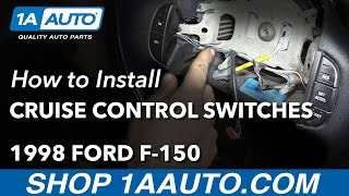 How to Replace Cruise Control Switches 9704 Ford F150 [upl. by Duncan]