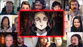 Muzan Kills Lower Moons  DEMON SLAYER SEASON 1 EPISODE 26  REACTION MASHUP [upl. by Karna]