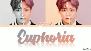 BTS Jungkook  EUPHORIA • 1 Hour Loop Lyrics Video [upl. by Idalia125]