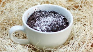 How to make a mug cake  Microwave Mug Cake Recipe no eggs 3 ingredients [upl. by Aserehs787]