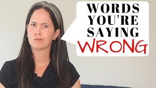 50 Words Youre Pronouncing WRONGLY Right Now  Top 50 Mispronounced English Words Common Mistakes [upl. by Etnoed]