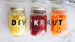 HOW TO MAKE SAUERKRAUT AT HOME  DIY Easy Recipe [upl. by Barhos822]