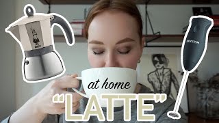 HOW TO MAKE A quotLATTEquot AT HOME moka pot  frother [upl. by Kaine971]