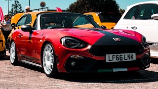 The UKs BEST Abarth 124 Spider Auto Italia 2018 [upl. by Norrej]