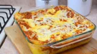 COMO HACER LASAGNA LASAÑA MUY FACIL  Recién Cocinados [upl. by Mallissa569]