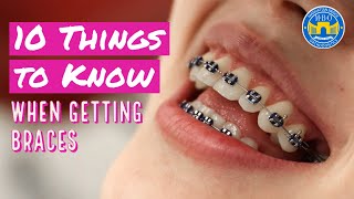 10 Things to Know When Getting Braces [upl. by Bear]