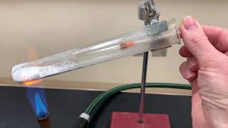 Decomposition of Sodium Bicarbonate Baking Soda [upl. by Nicky]