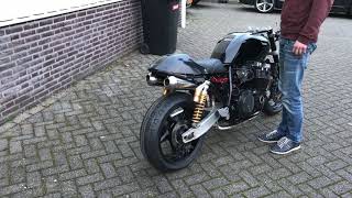 Yamaha XJR 1300 cafe racer sound [upl. by Idelia]