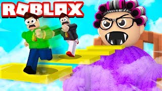 ROBLOX OBBY ESCAPE GRANDMAS HOUSE with MY LITTLE BROTHER [upl. by Elamaj]