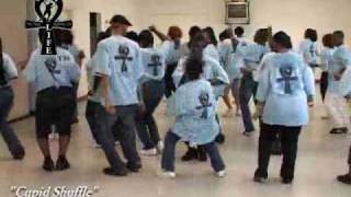 Step  Line Dance  quotCupid Shufflequot [upl. by Yruoc]