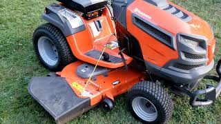 Husqvarna TS 354XD Garden Tractor Full Review with ModsUpgrades and Adjustments [upl. by Eivol]