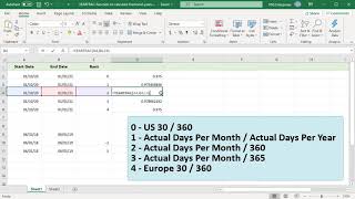 How to Calculate fractional years between two dates using YEARFRAC function in Excel  Office 365 [upl. by Malek]